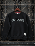 Vintage Outdoor Products Japan Spell Out Crewneck Sweatshirt Black T-Shirts, Hoodie | FlexRushtees.com