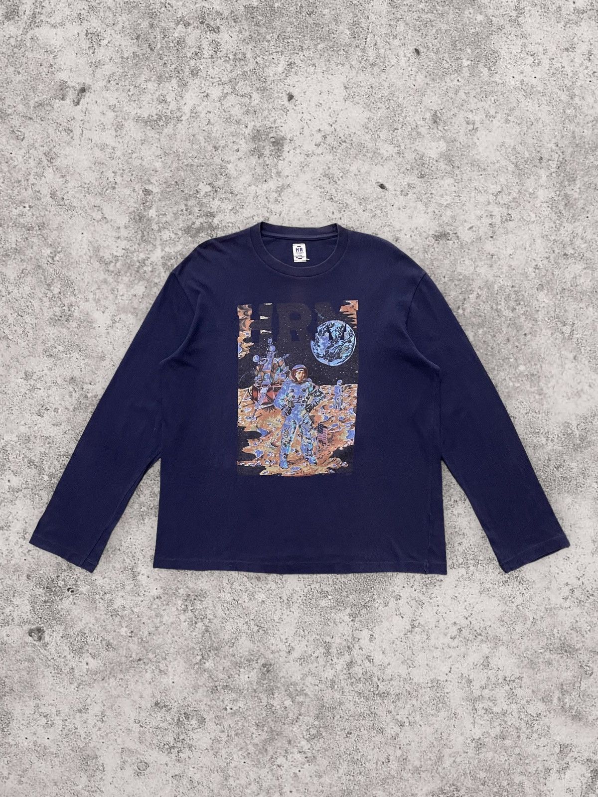 Vintage Hr Market Japan We Never Close Astronault Longsleeve Tshirt