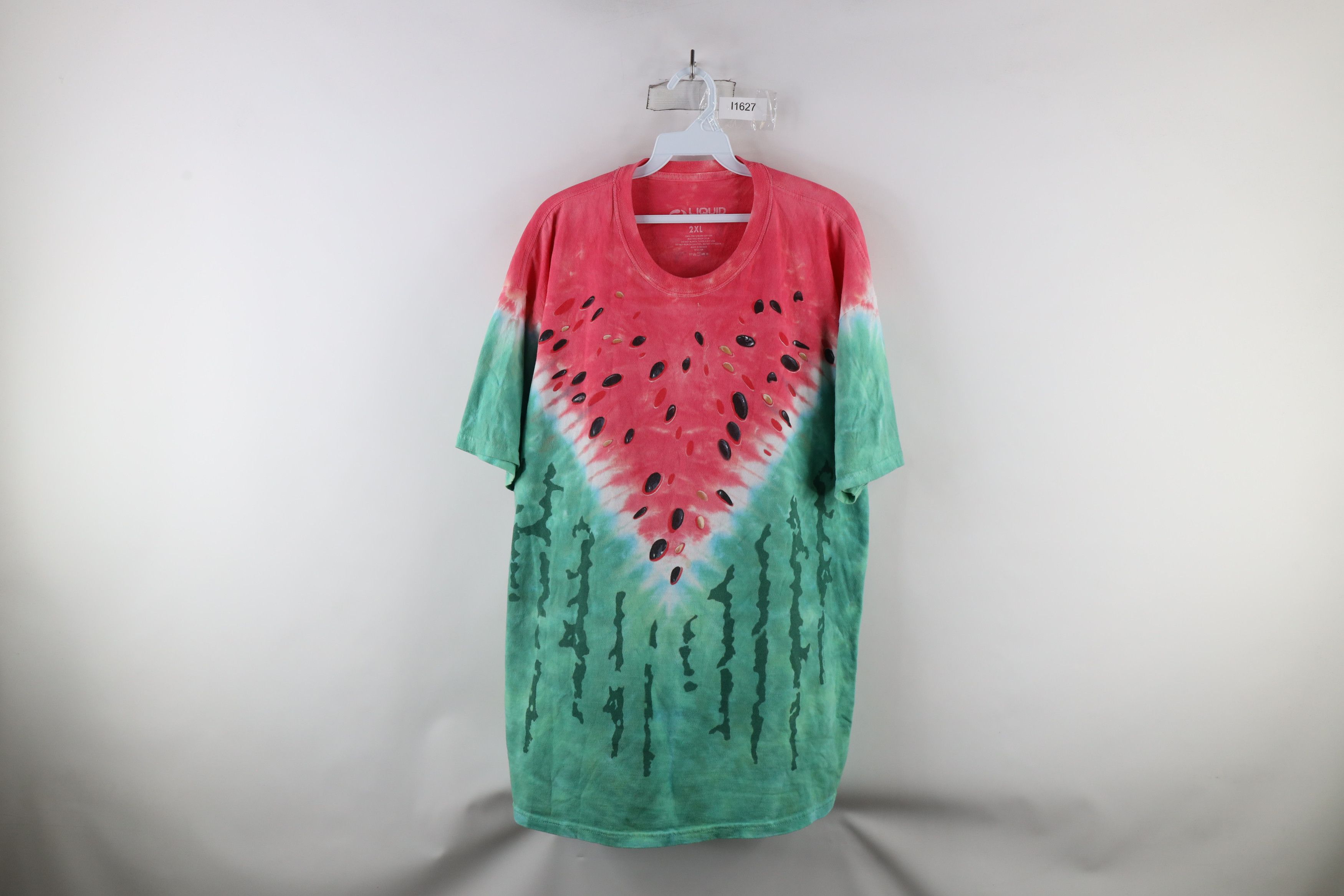 Vintage Y2k 2004 Liquid Blue Print Watermelon T Shirt Hoodie, Sweatshirt | AU16VibeMintTees.com