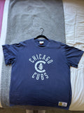 Mitchell Ness Navy Blue Vintage Chicago Cubs Baseball Tee Hoodie, Sweatshirt | FlexRushtees.com