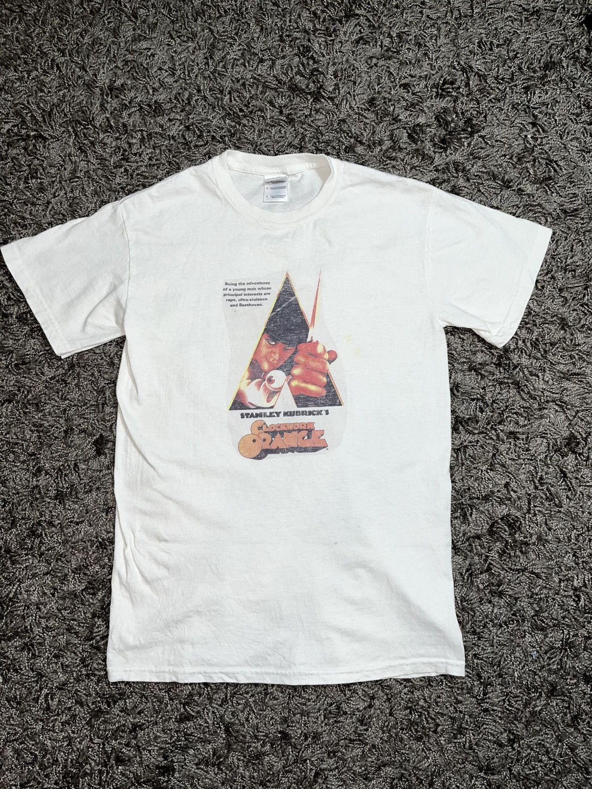 Vintage Clockwork Orange Movie Vntg Cotton T Shirt