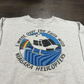 Vintage I Went Over The Falls Niagara Helicopters Crewneck T-Shirts, Hoodie, Sweatshirt | FlexRushtees.com