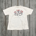 Vintage Hanes 90s Bodybuilding Shirt White Cotton Crew Neck T Shirt Xl Men S World Gym Logo 19 Hoodie, Sweatshirt