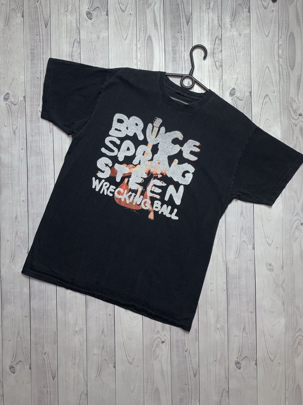 Vintage Rock Tee Bruce Spring Steen Wrecking Ball Tour Hoodie, Sweatshirt | FlexRushtees.com