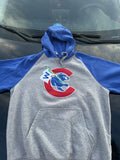 Vintage Patched Chicago Cubs Hoodie