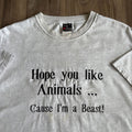 Vintage Quote T Shirt Funny Size L Gray Hope You Like Hoodie, Sweatshirt | FlexRushtees.com