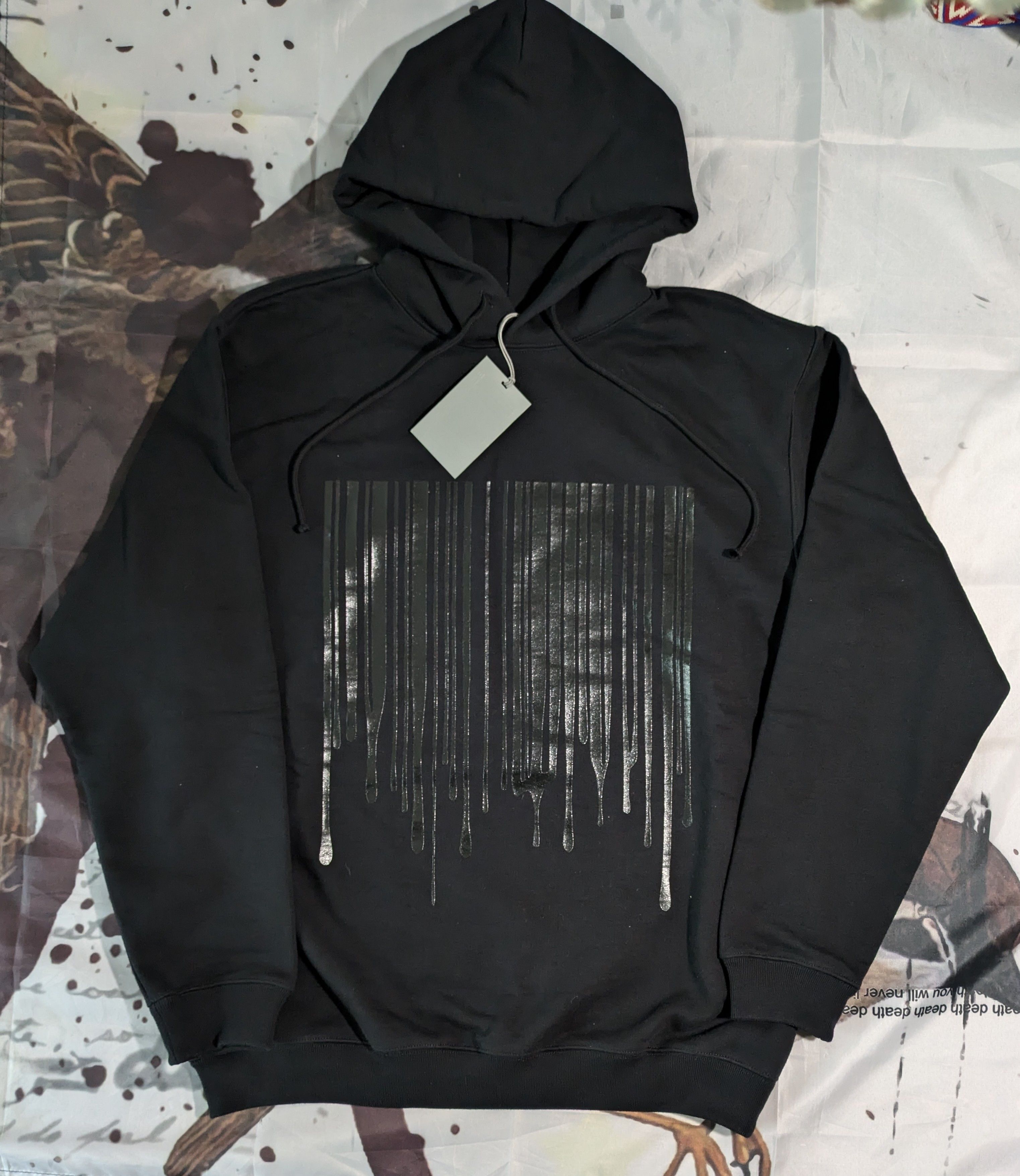 Vetements Vtmnts Barcode Drip Hoodie T-Shirts, Sweatshirt | FlexRushtees.com