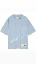 Mihara Yasuhiro Maison Mihara Yasuhiro Blue Amateur Sewn Distressed T Shirt Hoodie, Sweatshirt | FlexRushtees.com
