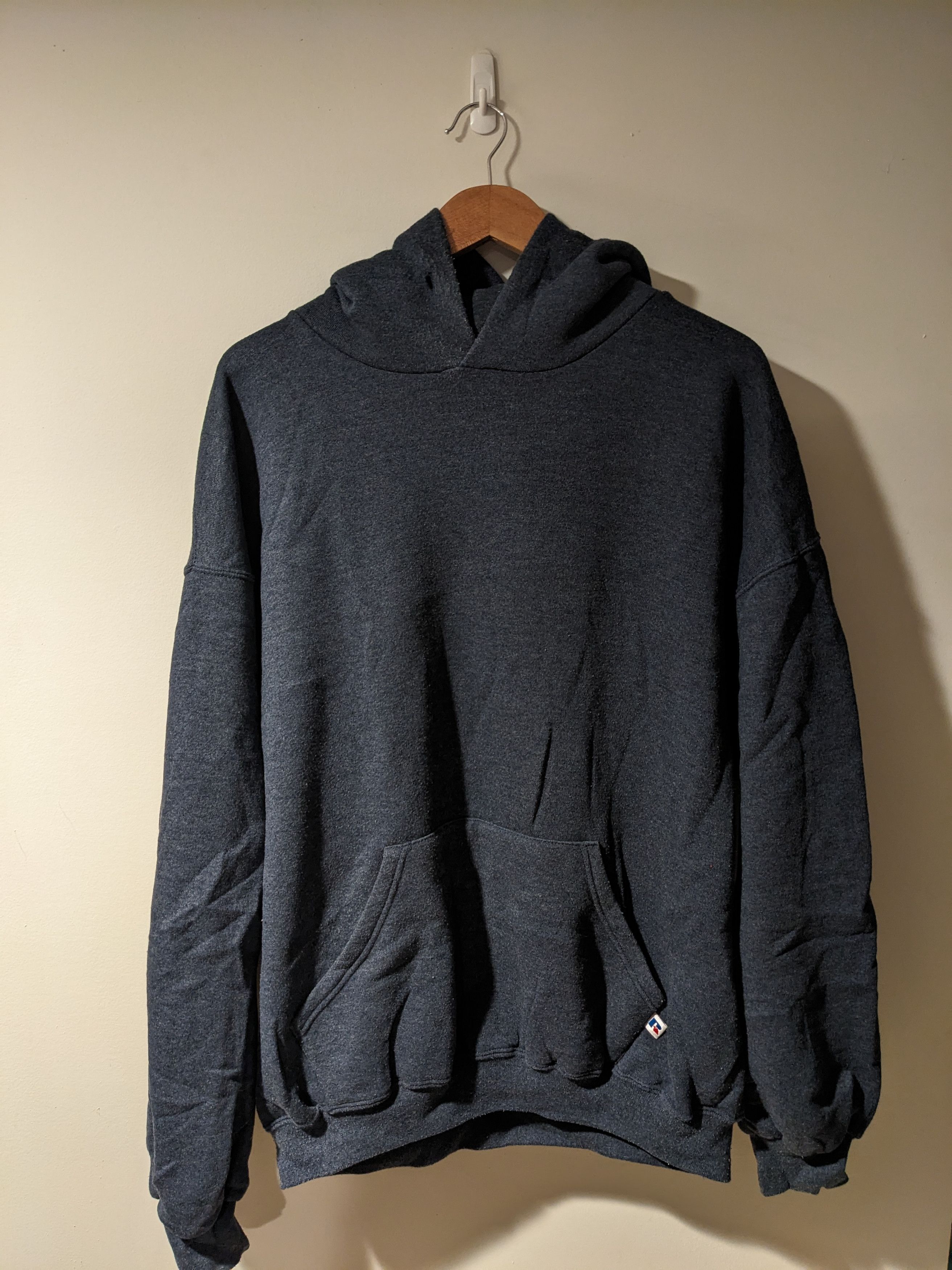 Vintage 90s Russell Athletic Blank Essential X Large Hoodie