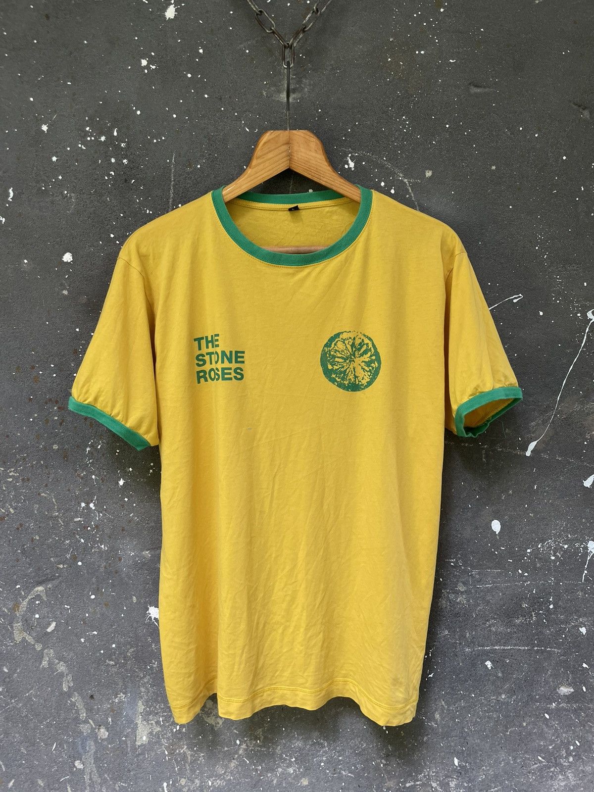 Vintage The Stone Roses 00 S Vintage T Shirt Tour Yellow Rare Hoodie, Sweatshirt | AU16VibeMintTees.com