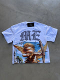 Other Mixed Emotions Rhinestone Angel Tee White Small Nwt Hoodie, Sweatshirt | FlexRushtees.com