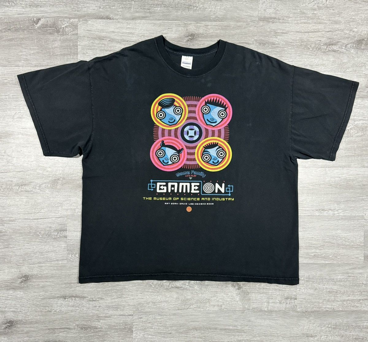 Vintage Game On Museum Of Science And Industry Art T Shirt Hoodie, Sweatshirt | FlexRushtees.com