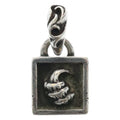 Hearts Chrome Hearts Framed Crow Silver Pendant