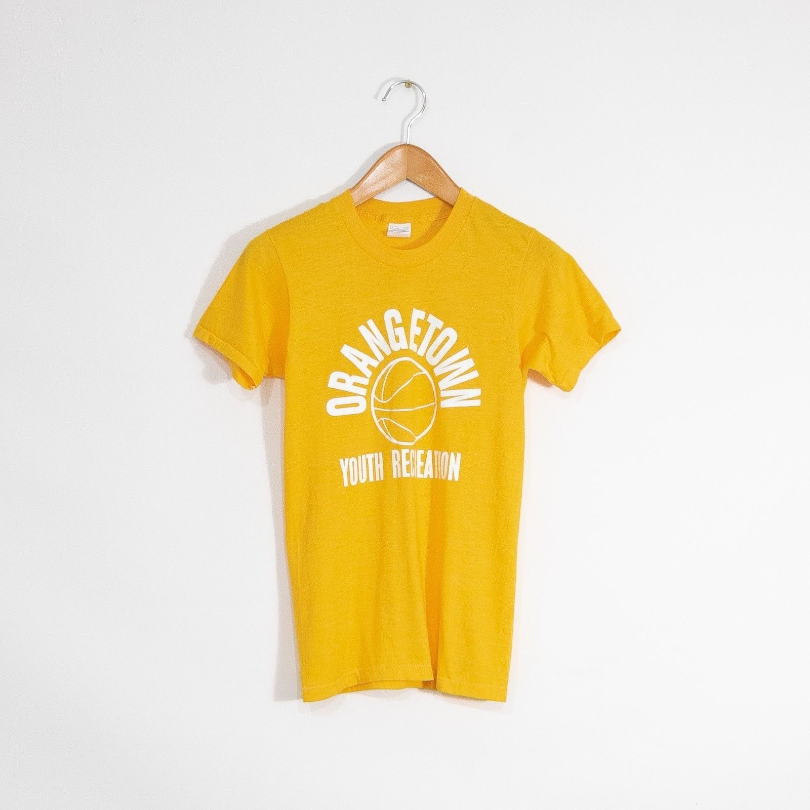 Vintage 70s Orangetown Youth Recreation T Shirt Xs Thin