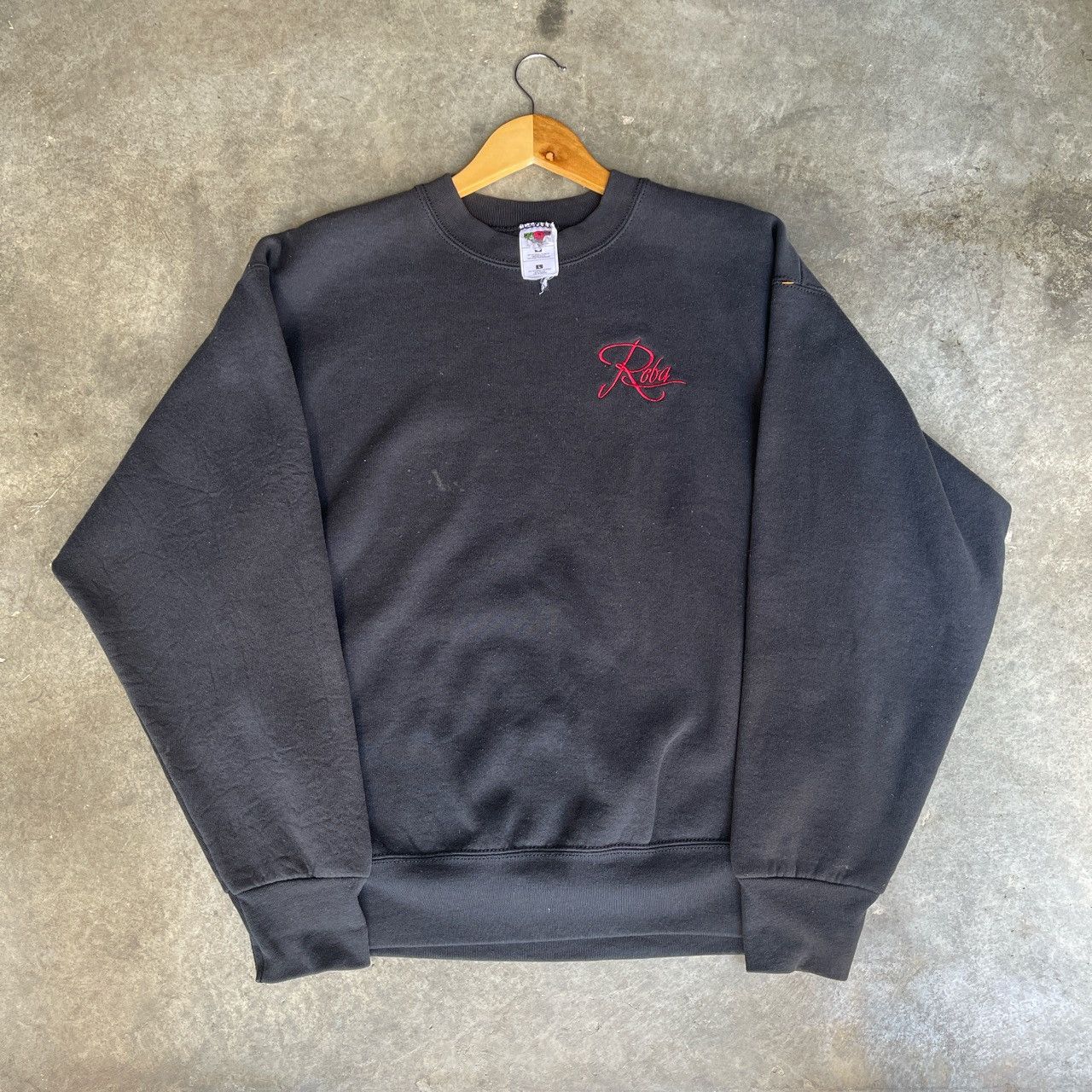 Rare Vintage Fruit Of The Loom Reba The Show Black Crewneck
