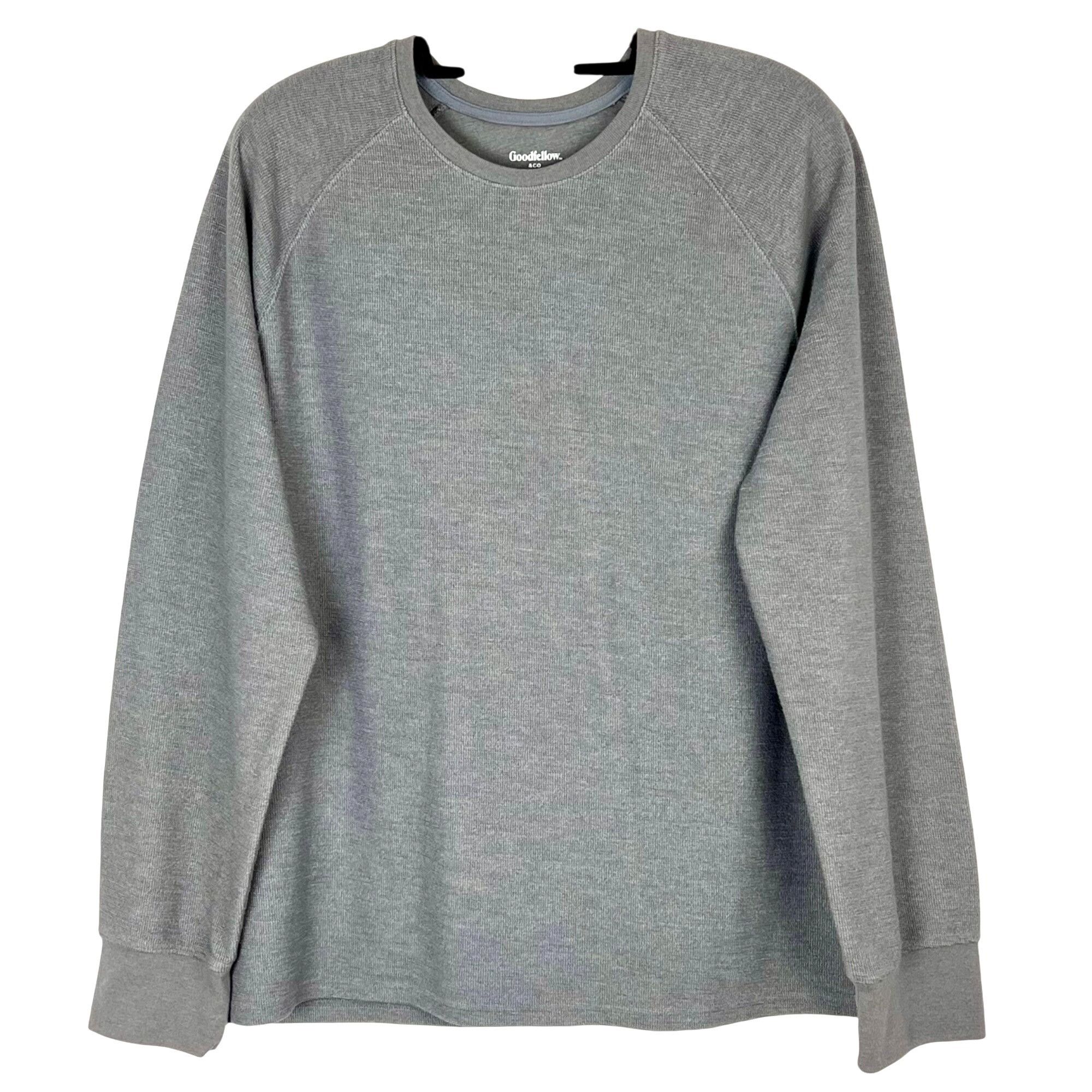 Other Goodfellow Co Mens Xl Gray Long Sleeve Raglan Sweatshirt