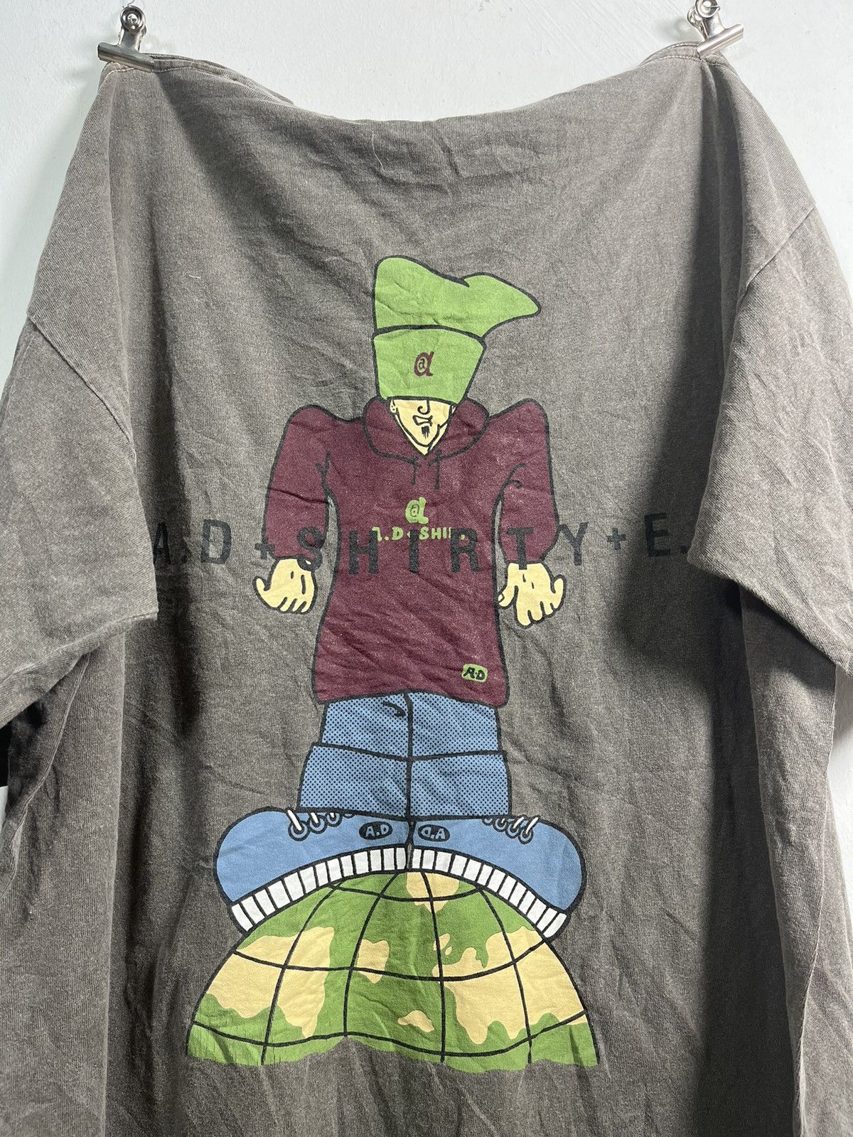 Vintage 90s Ad Shirty Skateboard Tee Hoodie, Sweatshirt | FlexRushtees.com