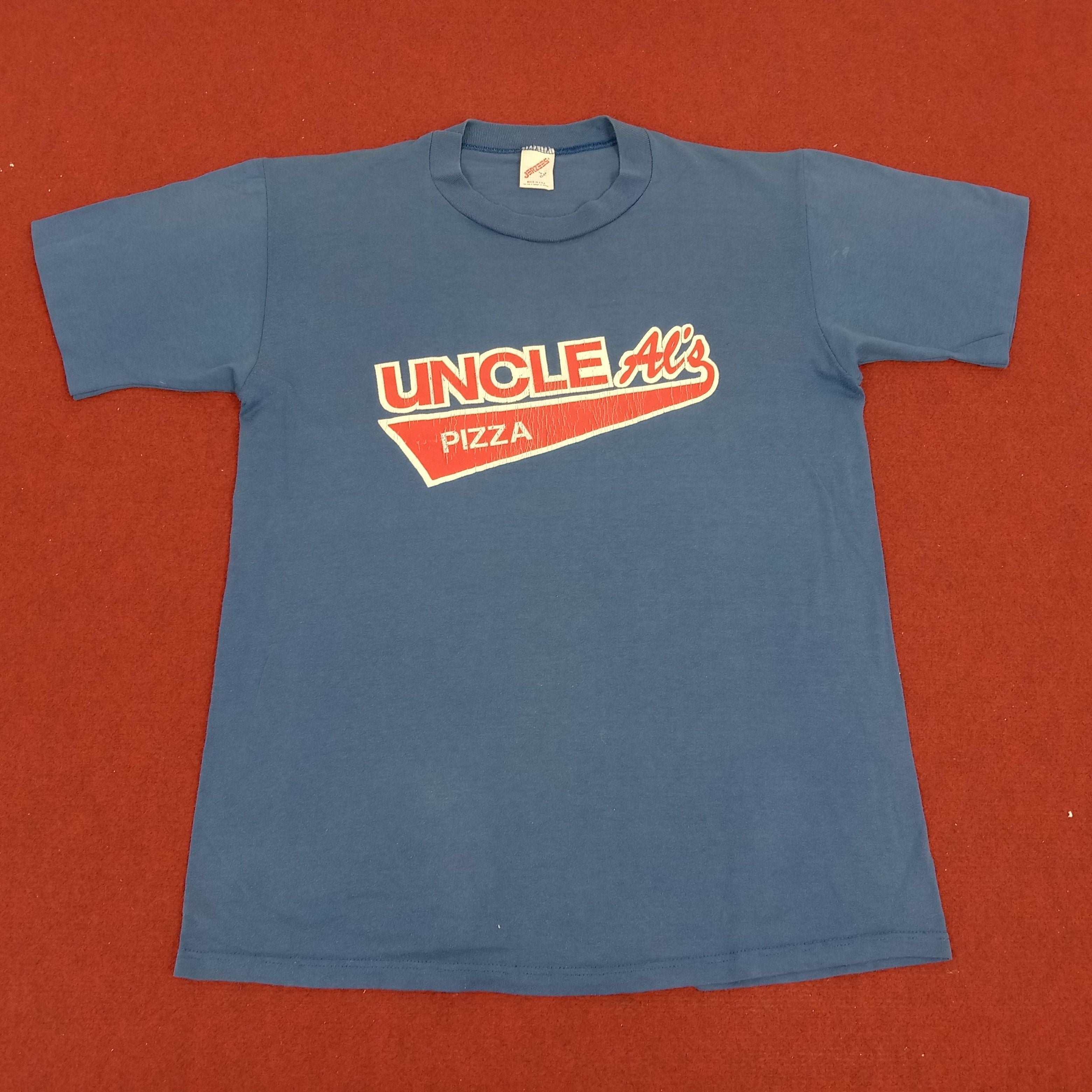 Vintage Uncle Al S Pizza Center Logo Design Vintage Tshirt Hoodie, Sweatshirt | FlexRushtees.com