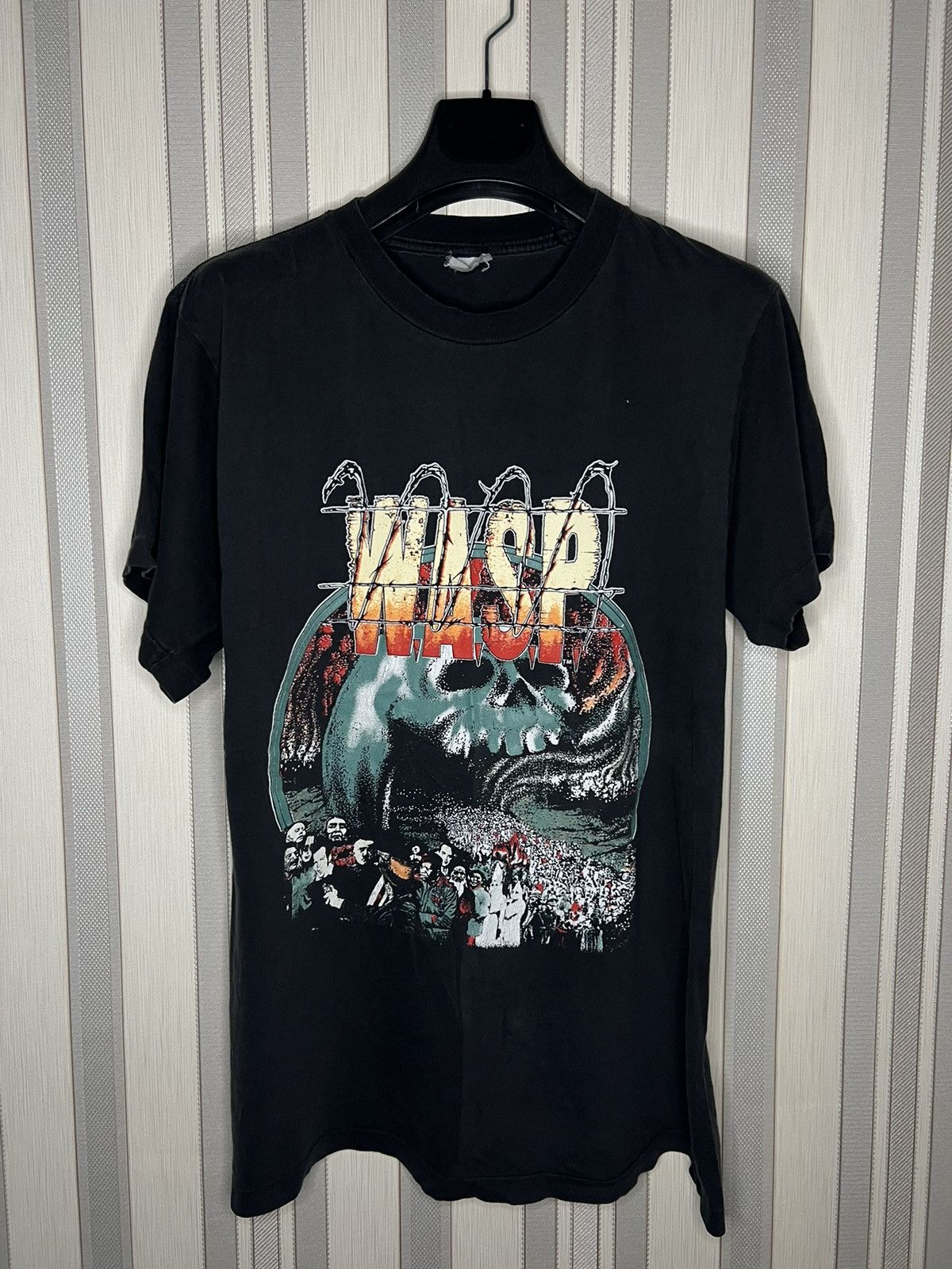 Vintage Bootleg W A S P 1989 European Tour Concert T-Shirts, Hoodie, Sweatshirt | FlexRushtees.com