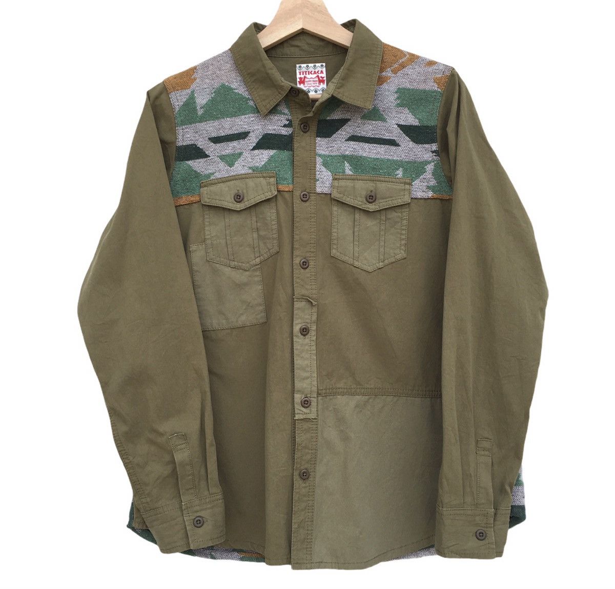 Brand Japanese Patchwork Navajo Shirt