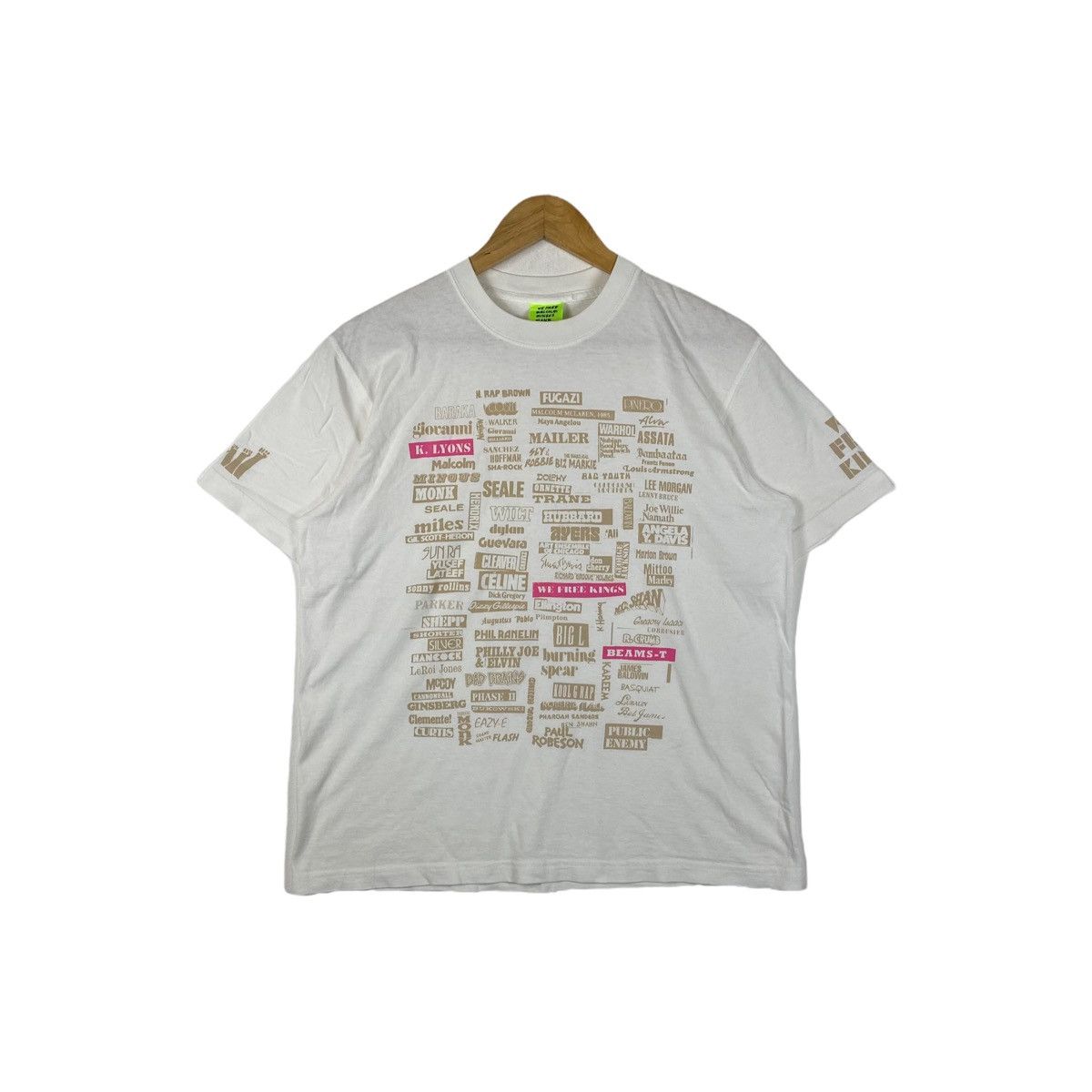Beams Plus X Japanese Brand Beams We Free Kings By Kevin Lyons T Shirt Band Artist Hoodie, Sweatshirt | FlexRushtees.com