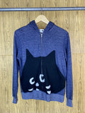 Net Ne Net Cat Pocket Zip Hoodie