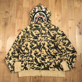 Bape Desert Camo Shark Full Zip Hoodie A Bathing Ape T-Shirts, Sweatshirt | FlexRushtees.com