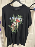 Amiri Psychedelic Mushroom Tee Black Xl Used