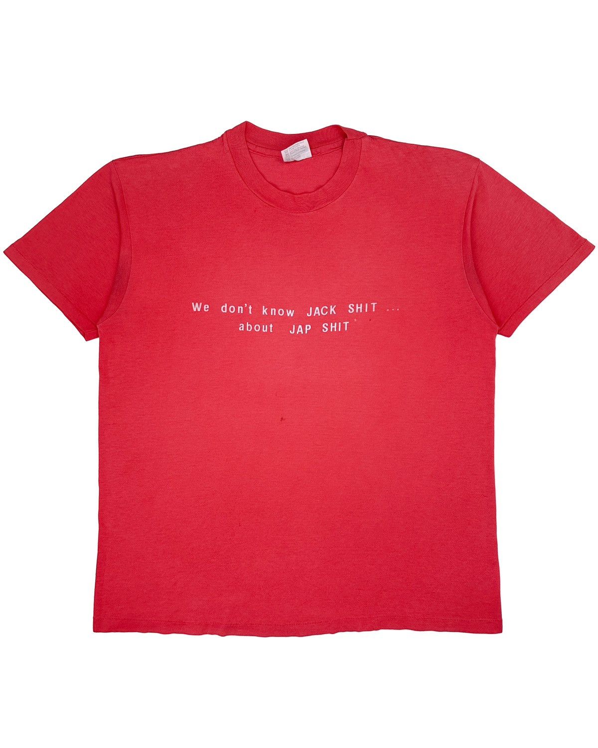 Vintage 80s Hanes 50 50 Motorcycle Part Store Racist Slogan T Shirt Hoodie, Sweatshirt | FlexRushtees.com