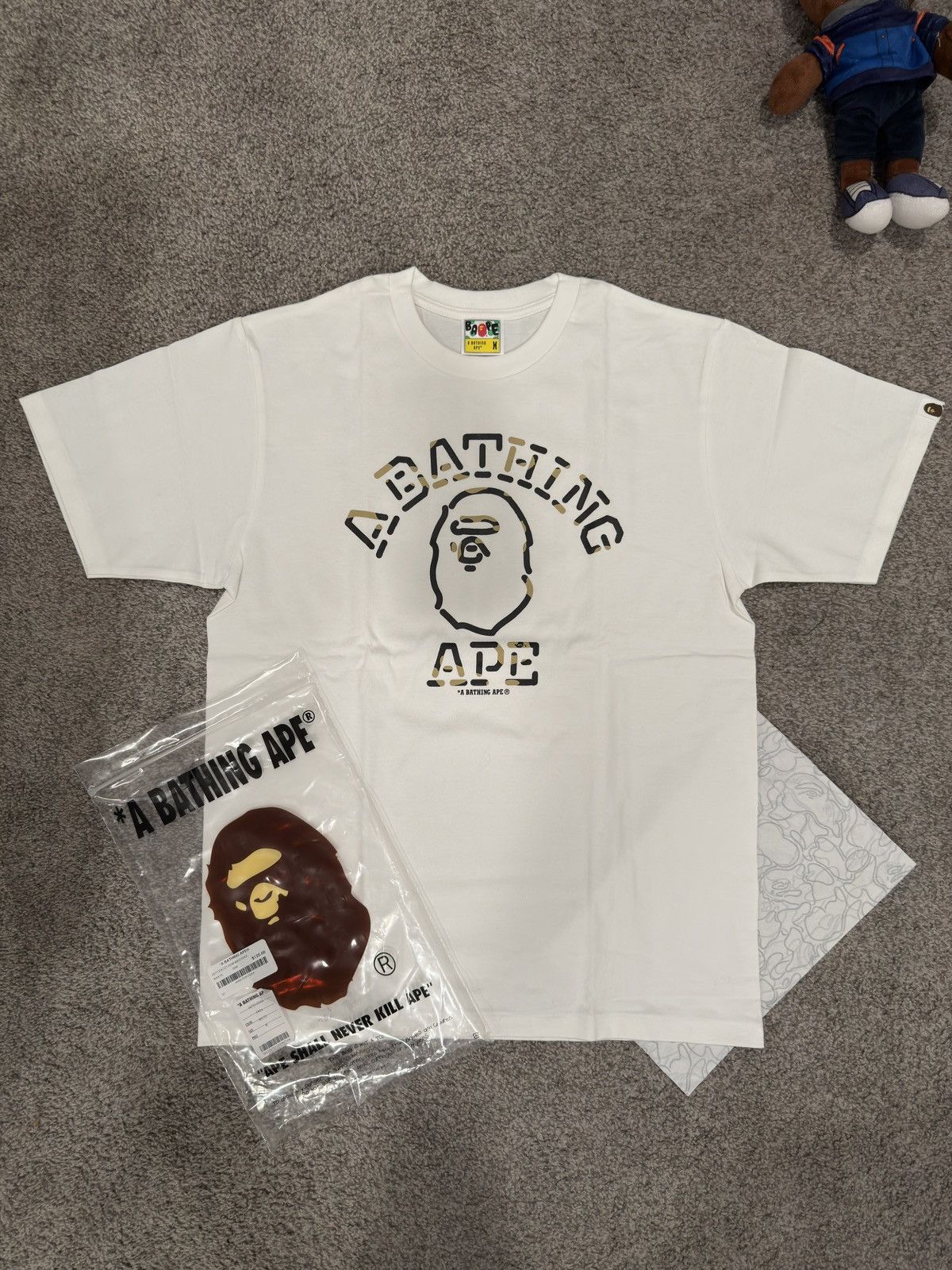 Bape Madison Avenue Nyc Store Exclusive College Tee Hoodie, Sweatshirt | FlexRushtees.com