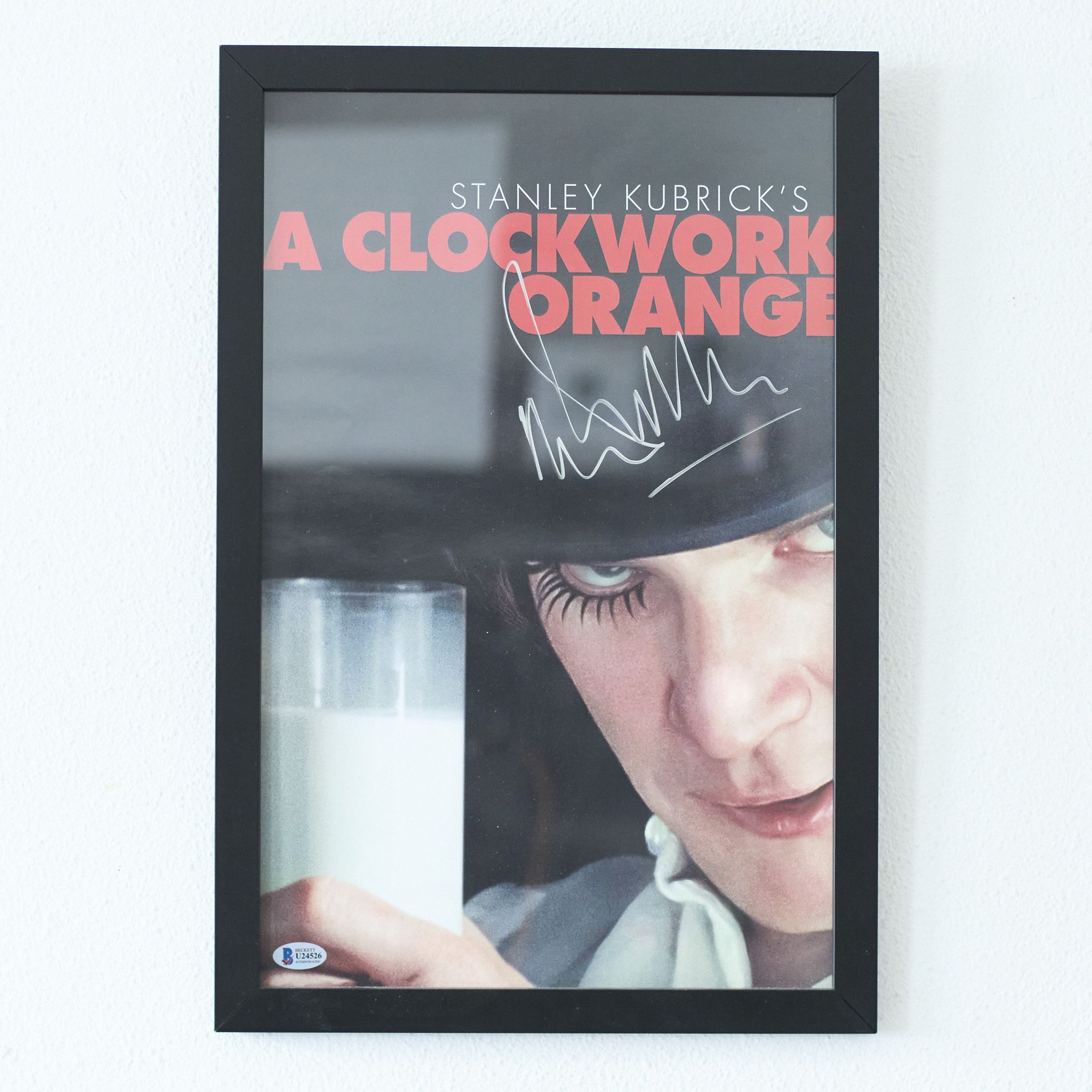 Other Clockwork Orange Malcolm Mcdougel Autographed Movie Poster