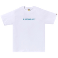 Bape Honeycomb Camo Busy Works Tee White Blue Hoodie, Sweatshirt | FlexRushtees.com