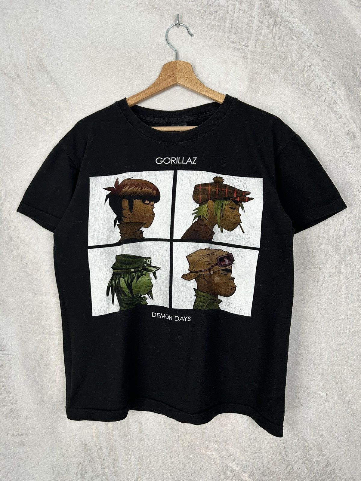Vintage Gorillaz Demon Days Band Tee Graphic Rare Rock Rap Hoodie, Sweatshirt | FlexRushtees.com