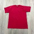 Vintage Fruit Of The Loom Pocket Shirt Men S 2xl Red 90s