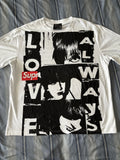 Japanese Brand Empty Spaces Love Always Tee White Shirt Medium