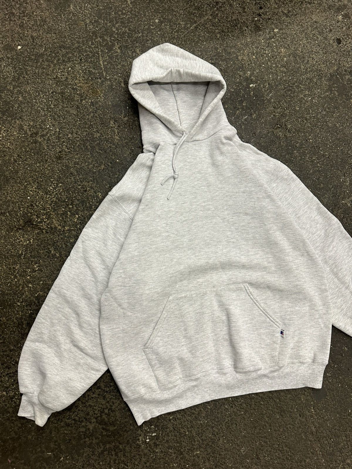 Athletic Vintage Russell Hooded Blank Sweatshirt