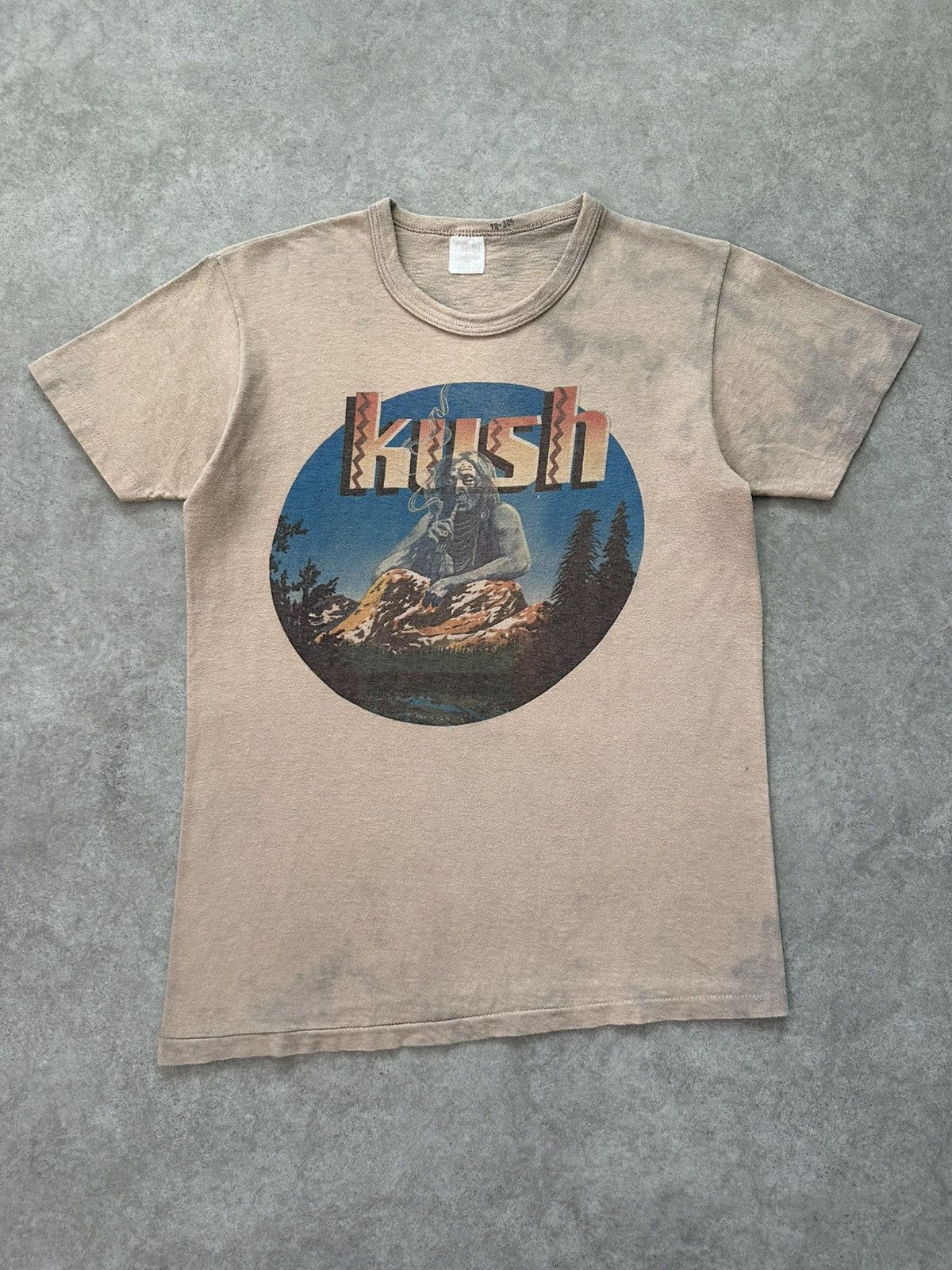 Vintage Weed Tee Kush Native Graphic 1979 Rare Unique