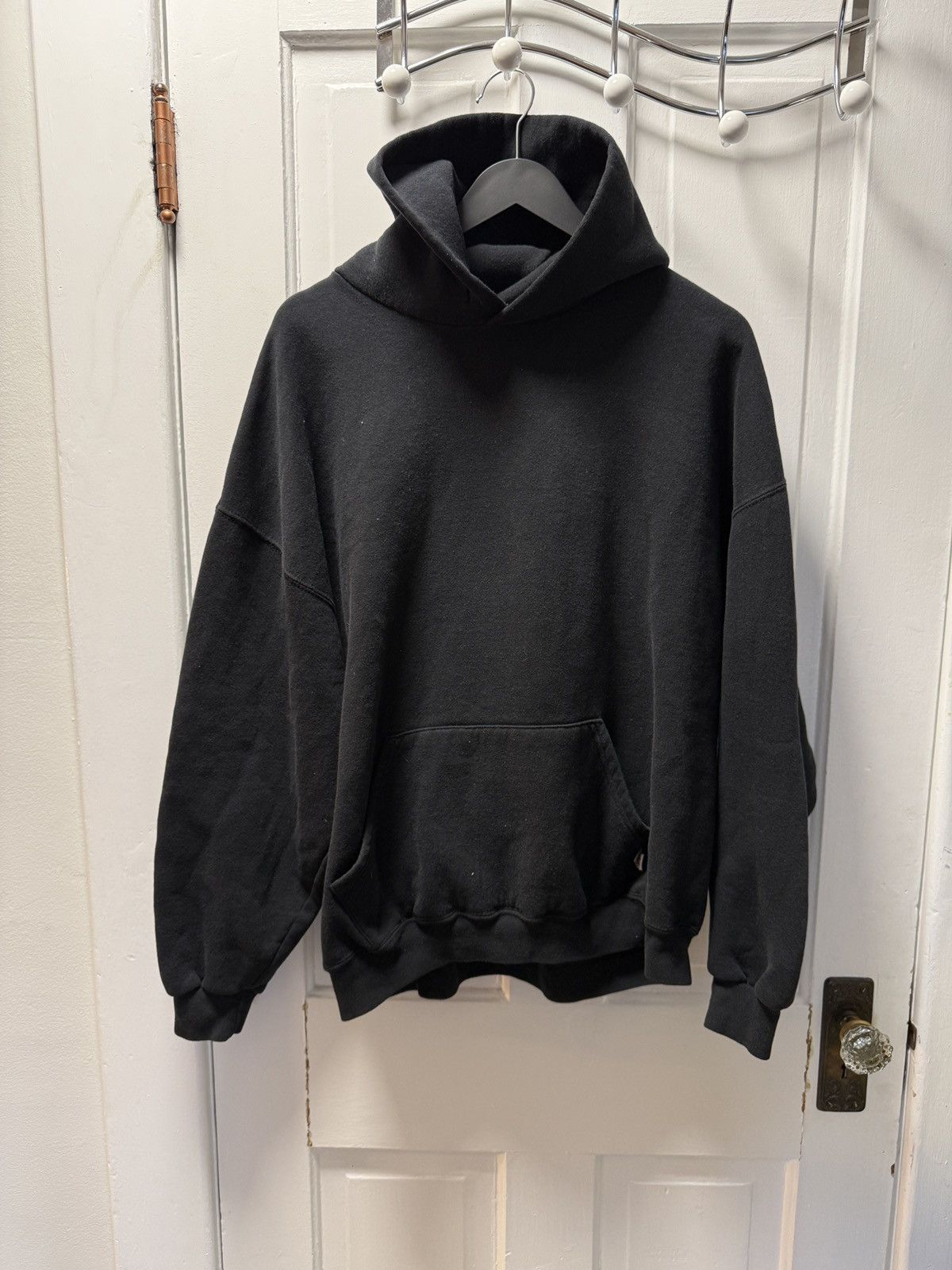 Russell Athletic Vintage Boxy Black Russell Hoodie