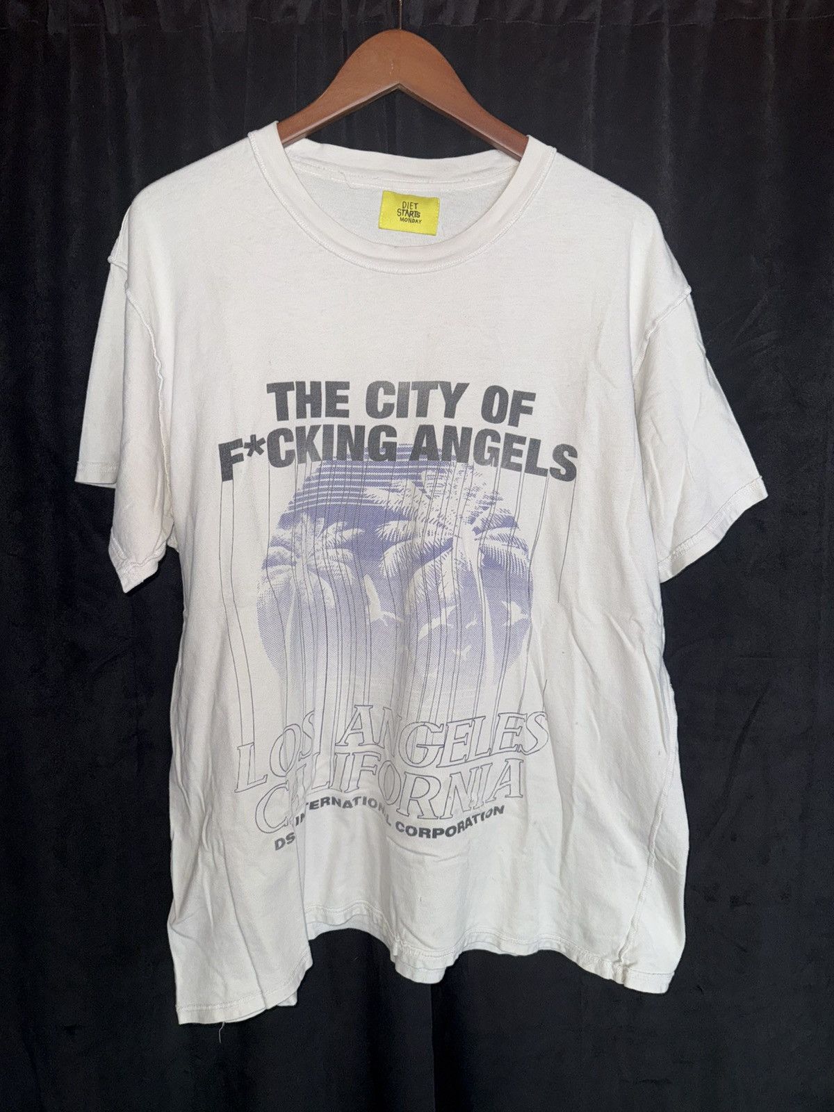 Starts Monday Diet Starts Monday T Shirt City Of F Cking Angels Medium Hoodie, Sweatshirt | FlexRushtees.com