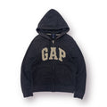 Distressed Gap Streetwear Hoodie Sunfaded Blue Xs T-Shirts, Sweatshirt | FlexRushtees.com