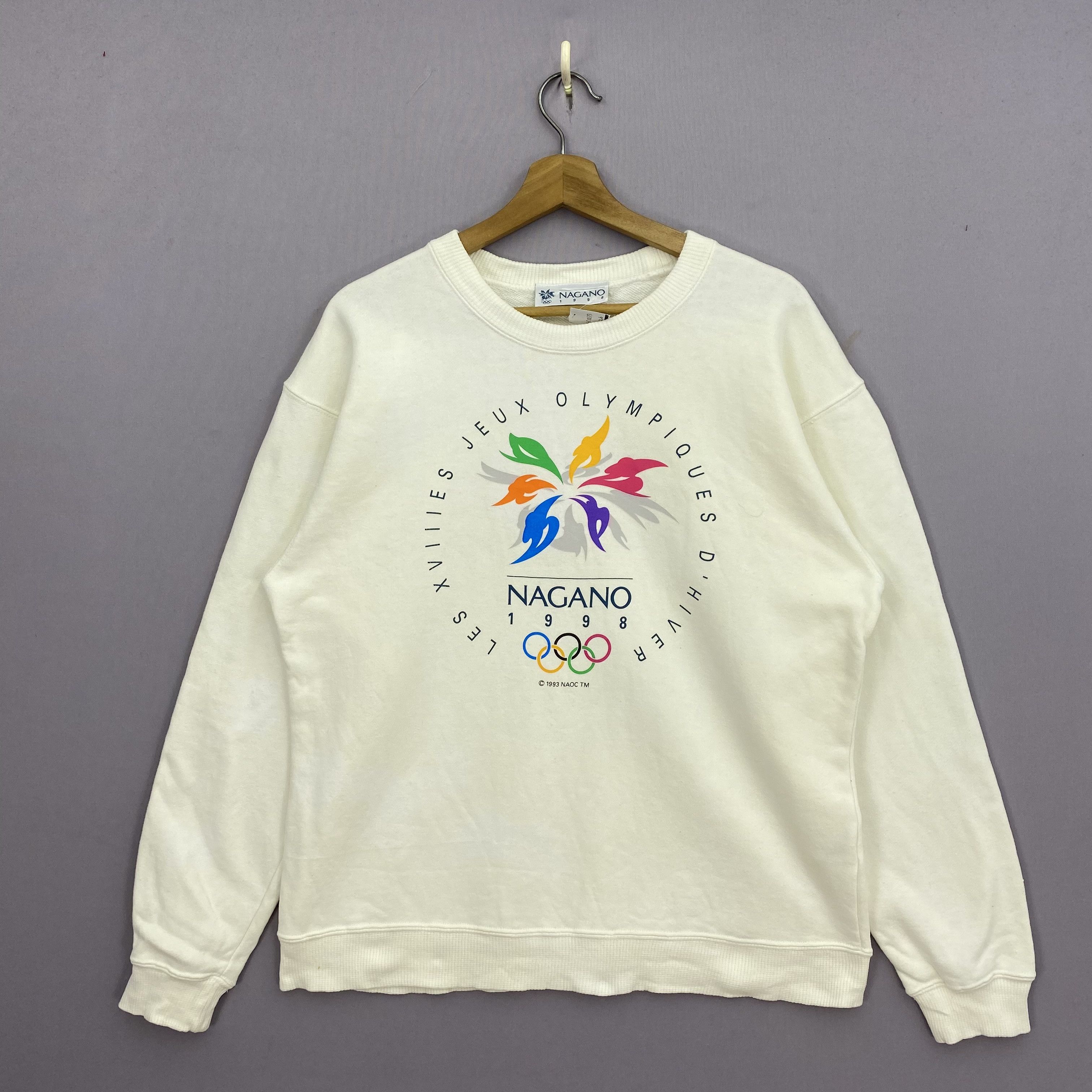 Vintage Nagano 1998 Winter Olympic Games Sweater Sweatshirt T-Shirts, Hoodie | FlexRushtees.com