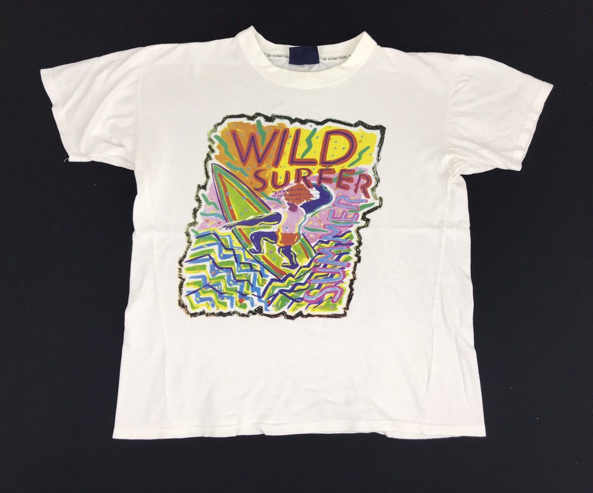 Other Vintage Flying Tiger Wild Surfer Summer Tee Surfing Hoodie, Sweatshirt | FlexRushtees.com