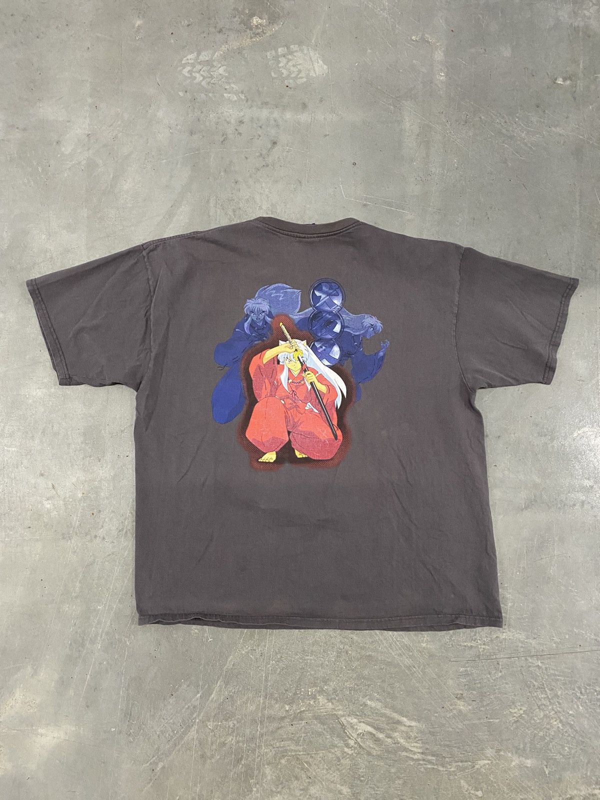 Vintage 2000s Inuyasha Anime Shirt Nerd Y2k Weeb Erd Grunge