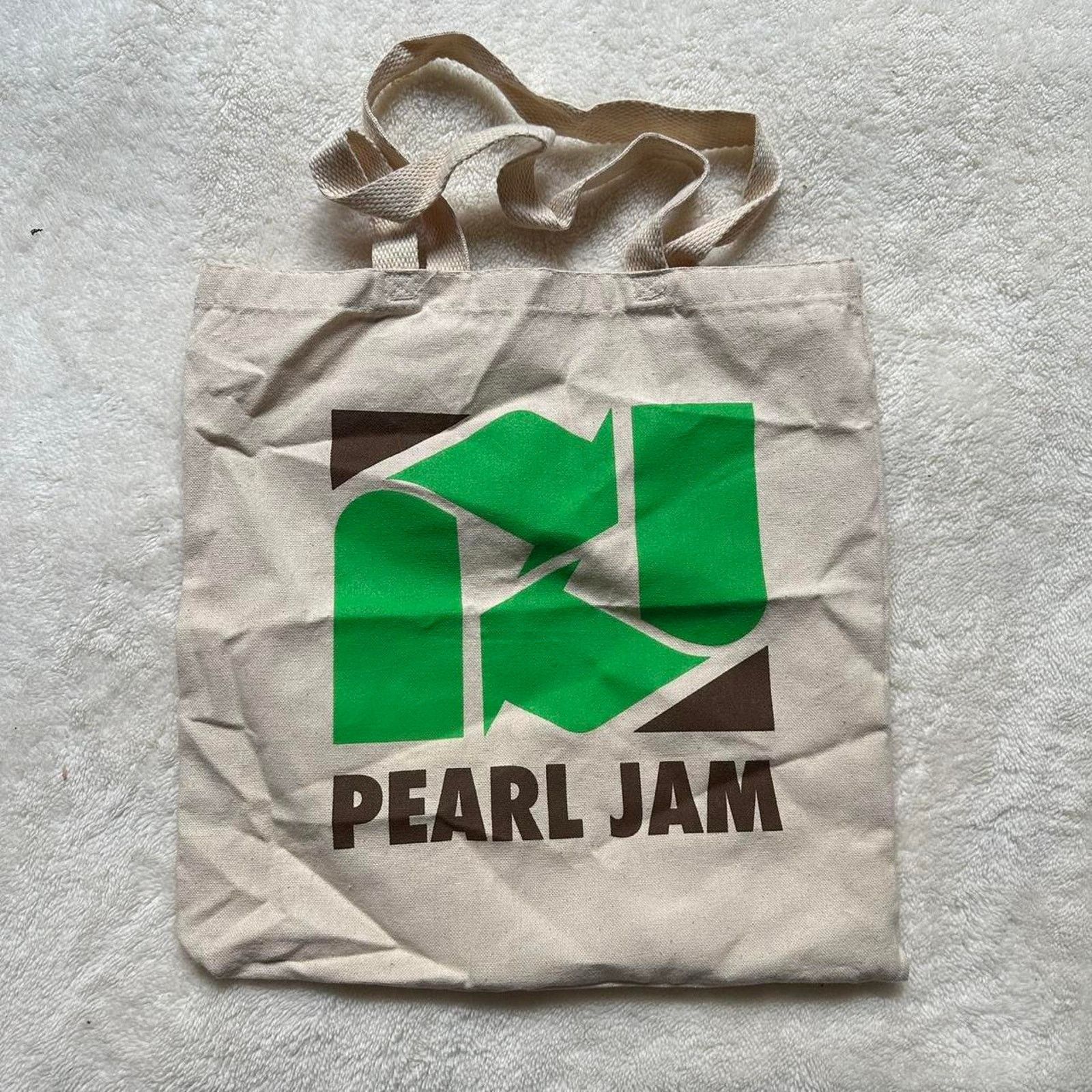 Vintage Canvas Pearl Jam Recyle Earth Tote Bag T-Shirts, Hoodie, Sweatshirt | AU16VibeMintTees.com