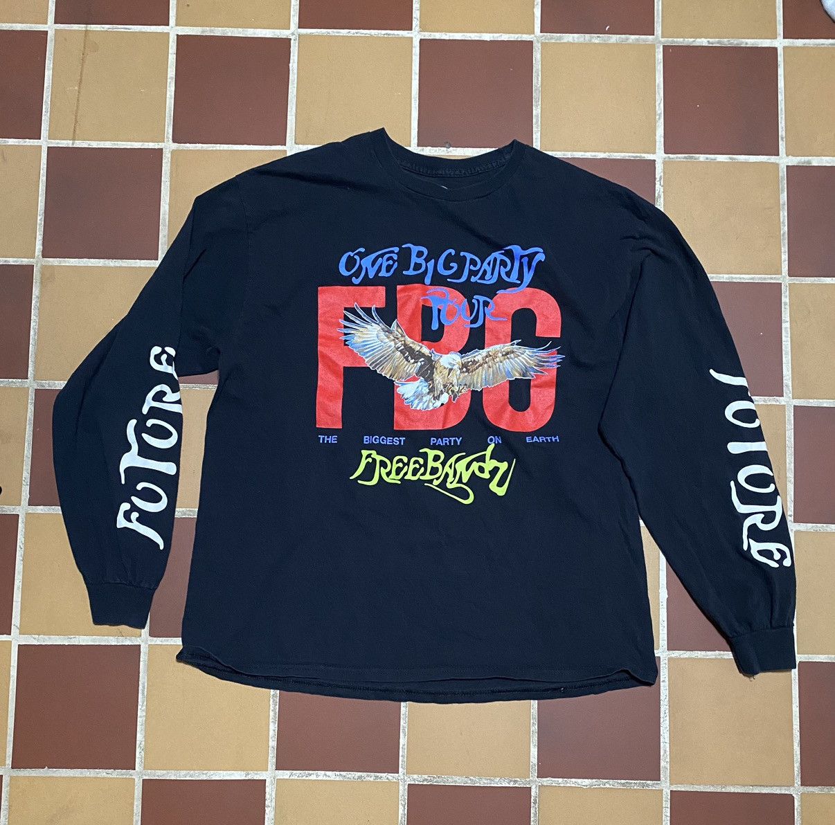Future Freebandz Tour Rap Tee Long Sleeve Shirt