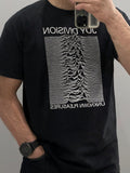 Joy Division X Vintage Joy Division Unknown Pleasures Black T Shirt Size L Hoodie, Sweatshirt | FlexRushtees.com