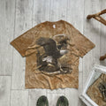 The Mountain Distressed Vintage 90s Usa Eagle Mountain Tee Animal