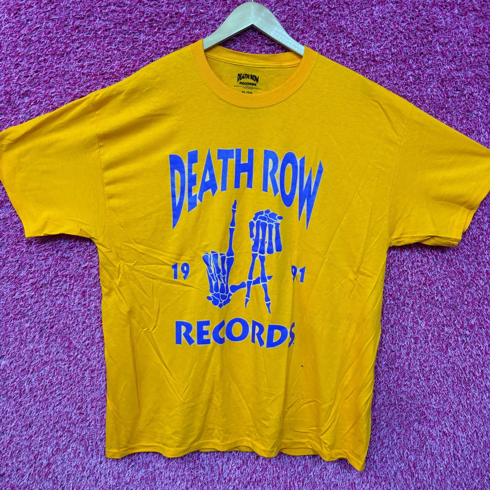 Rap Tees Death Row Records 1991 La Grim Reaper Hands Rap Tee Xl Hoodie, Sweatshirt | FlexRushtees.com
