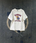 Vintage 90s Graphic T Shirt Kansas Jayhawks Collegiate Hoodie, Sweatshirt | FlexRushtees.com