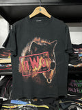 Wcw Nwo X Wwf Vintage 90s New World Order Nwo Sun Faded Tee Hoodie, Sweatshirt | FlexRushtees.com